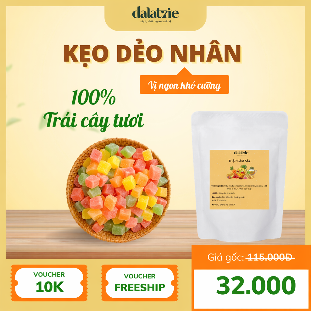 kẹo dẻo nhân kẹo dẻ nhân